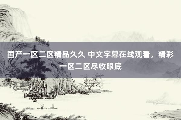 国产一区二区精品久久 中文字幕在线观看，精彩一区二区尽收眼底