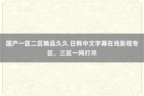国产一区二区精品久久 日韩中文字幕在线影视专区，三区一网打尽