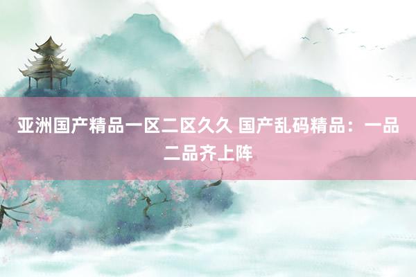 亚洲国产精品一区二区久久 国产乱码精品：一品二品齐上阵