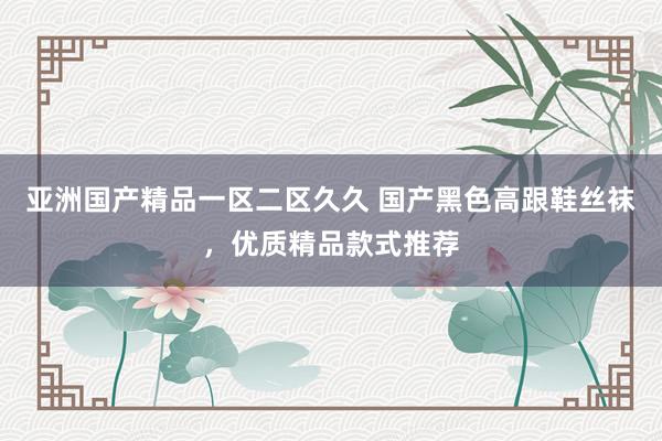 亚洲国产精品一区二区久久 国产黑色高跟鞋丝袜，优质精品款式推荐